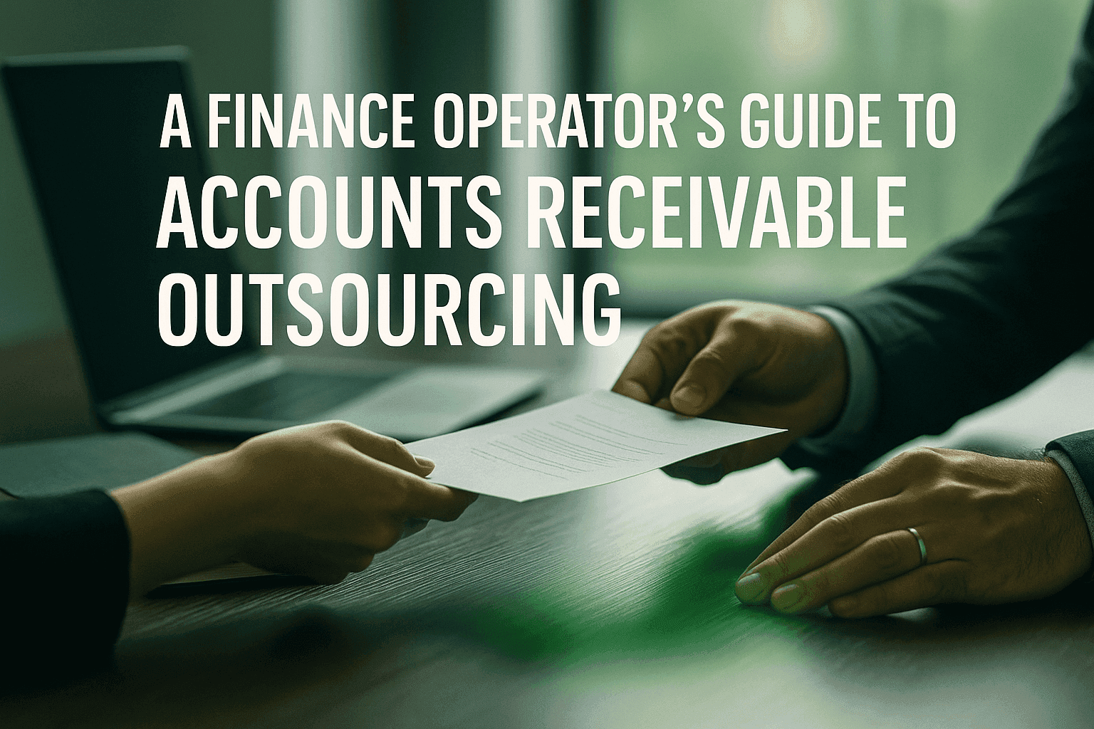 A Finance Operator's Guide to Accounts Receivable Outsourcing
