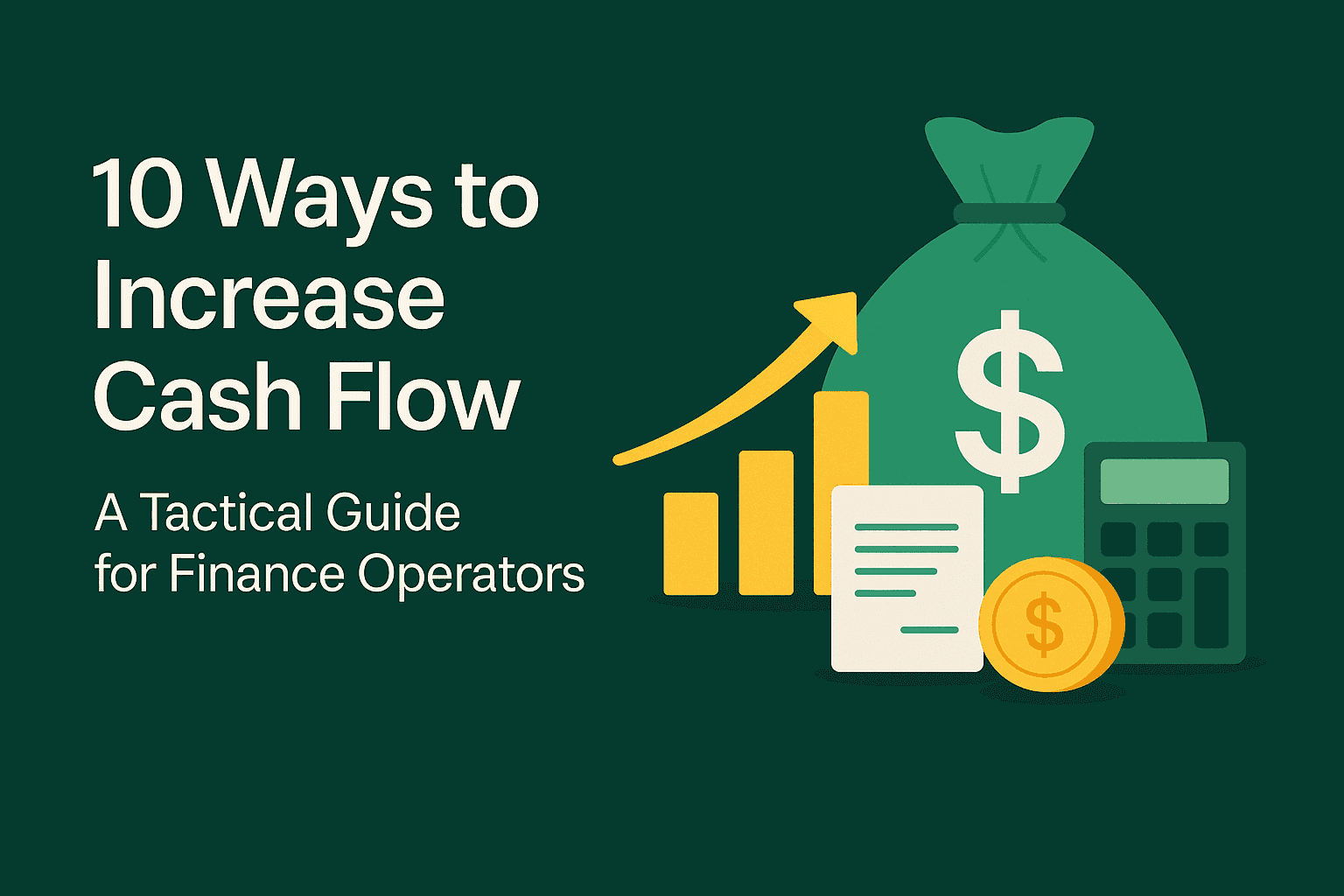 10 Ways to Increase Cash Flow: A Tactical Guide for Finance Operators