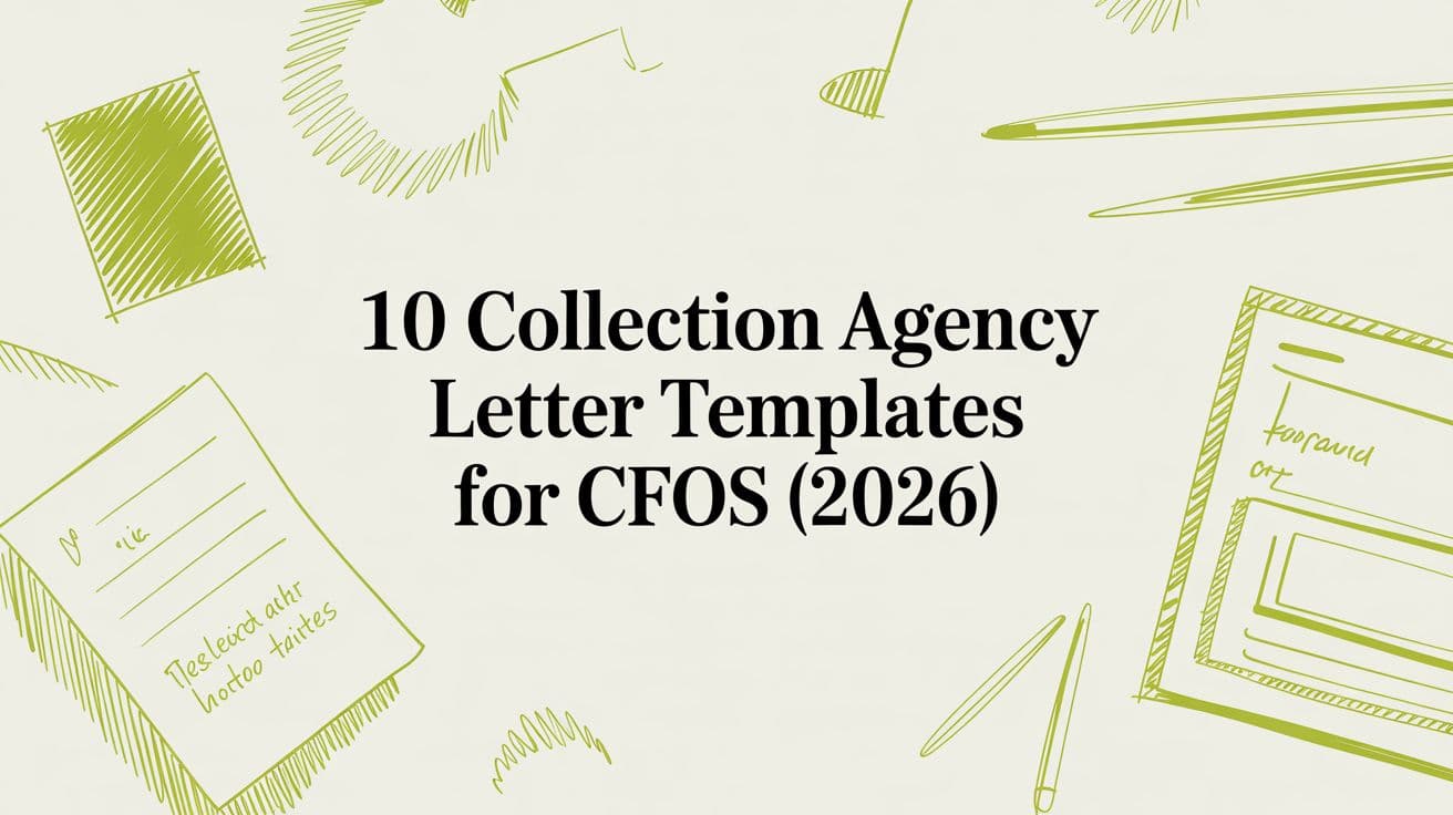 10 Collection Agency Letter Templates for CFOs (2026)