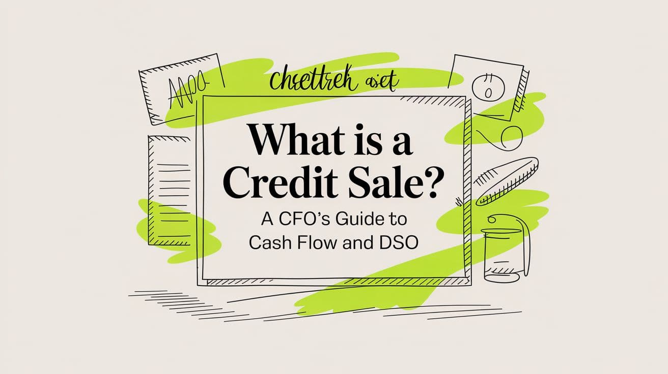 What is a credit sale? A CFO's Guide to Cash Flow and DSO