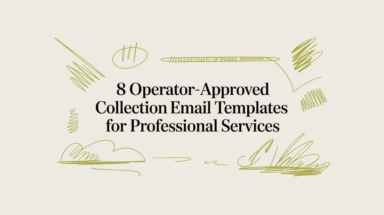 8 Operator-Approved Collection Email Templates for Professional Services
