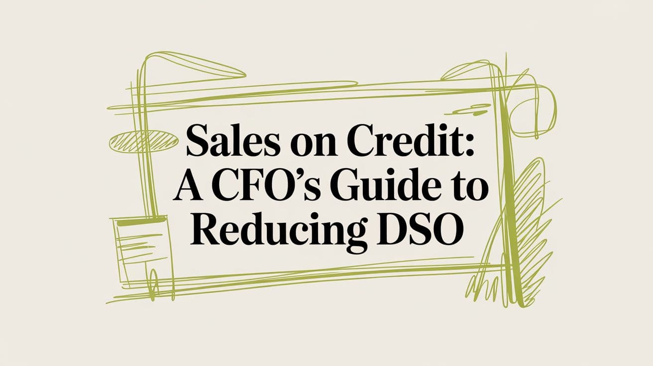 Sales on Credit: A CFO's Guide to Reducing DSO
