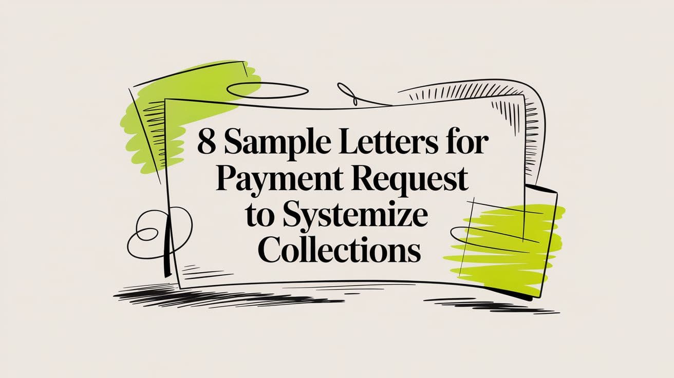 8 Sample Letters for Payment Request to Systemize Collections