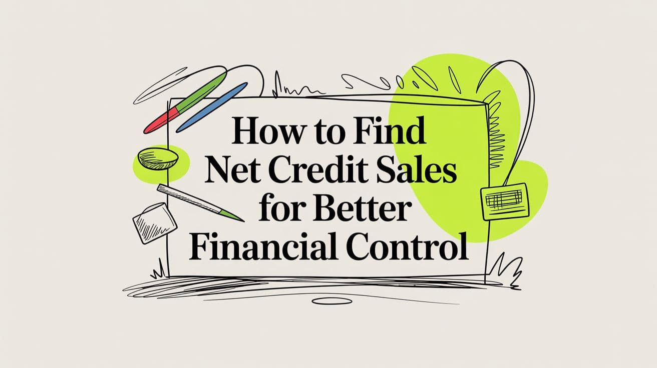 How to Find Net Credit Sales for Financial Control