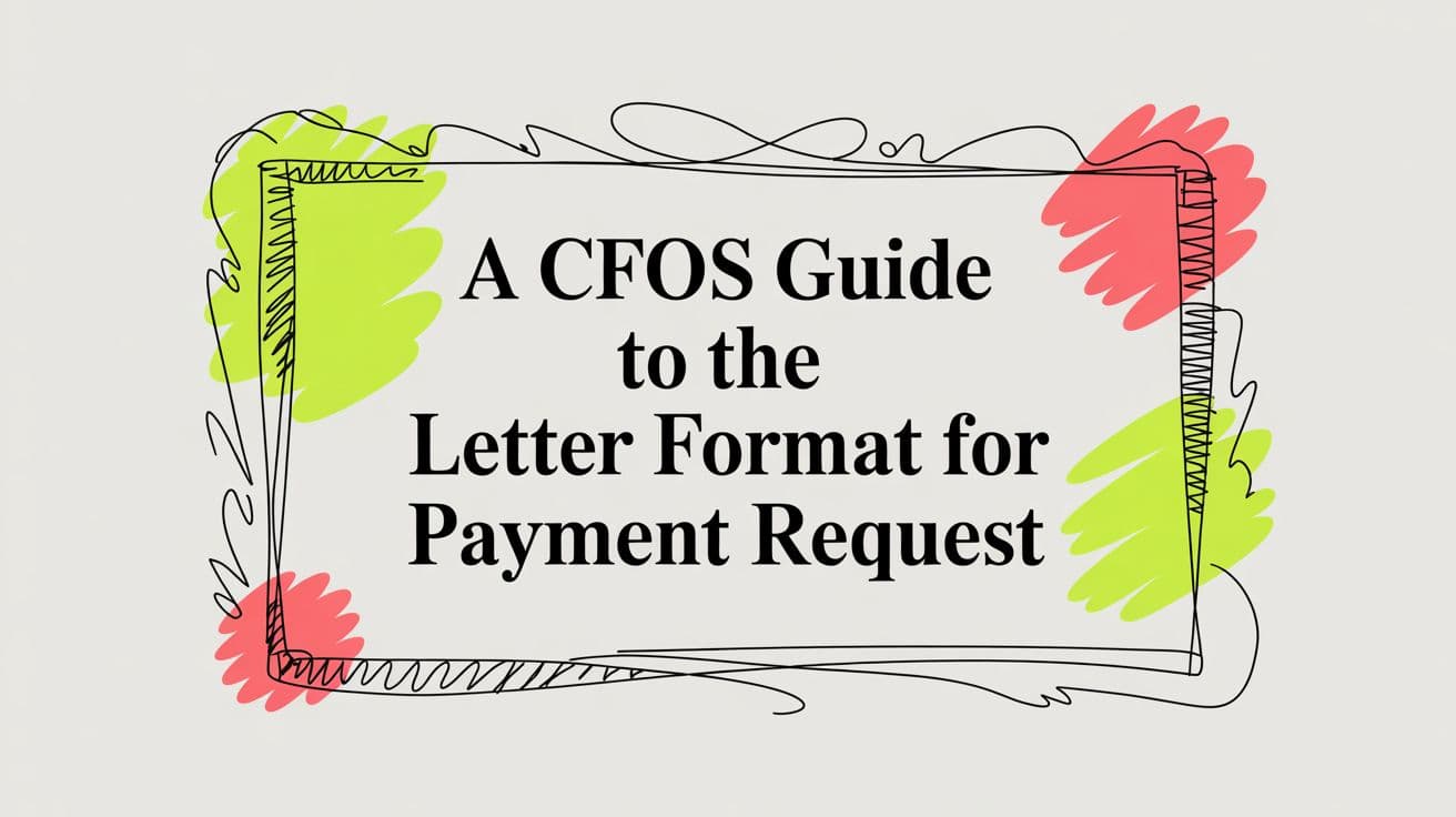 A CFO's Guide to the Payment Request Letter Format