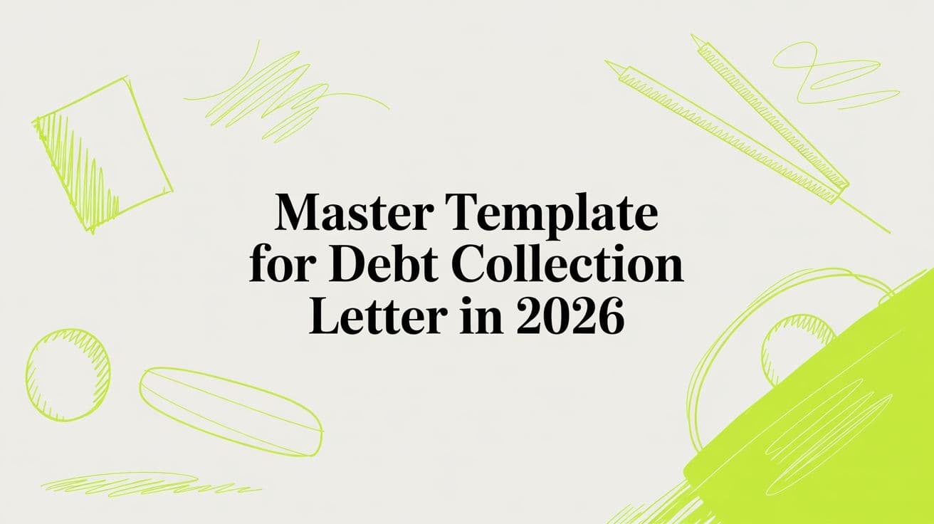 Master Template for Debt Collection Letter in 2026