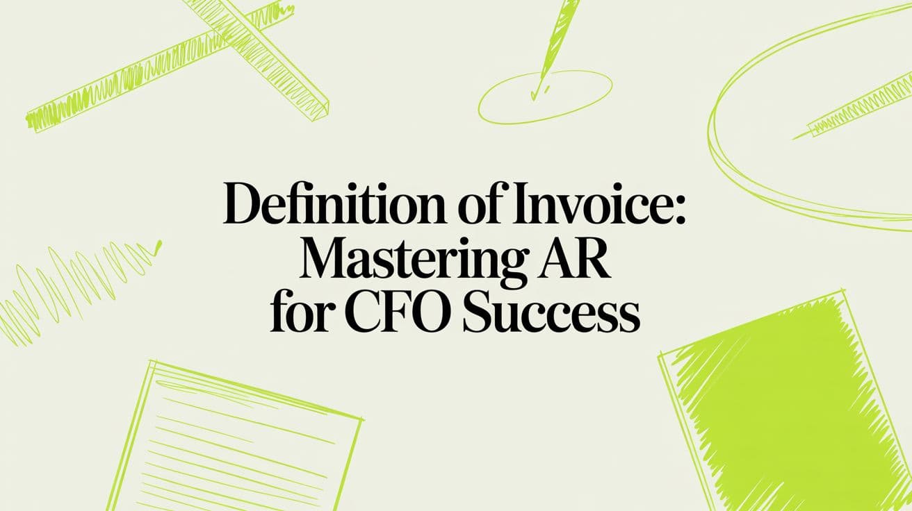 Definition Of Invoice: Mastering AR for CFO Success