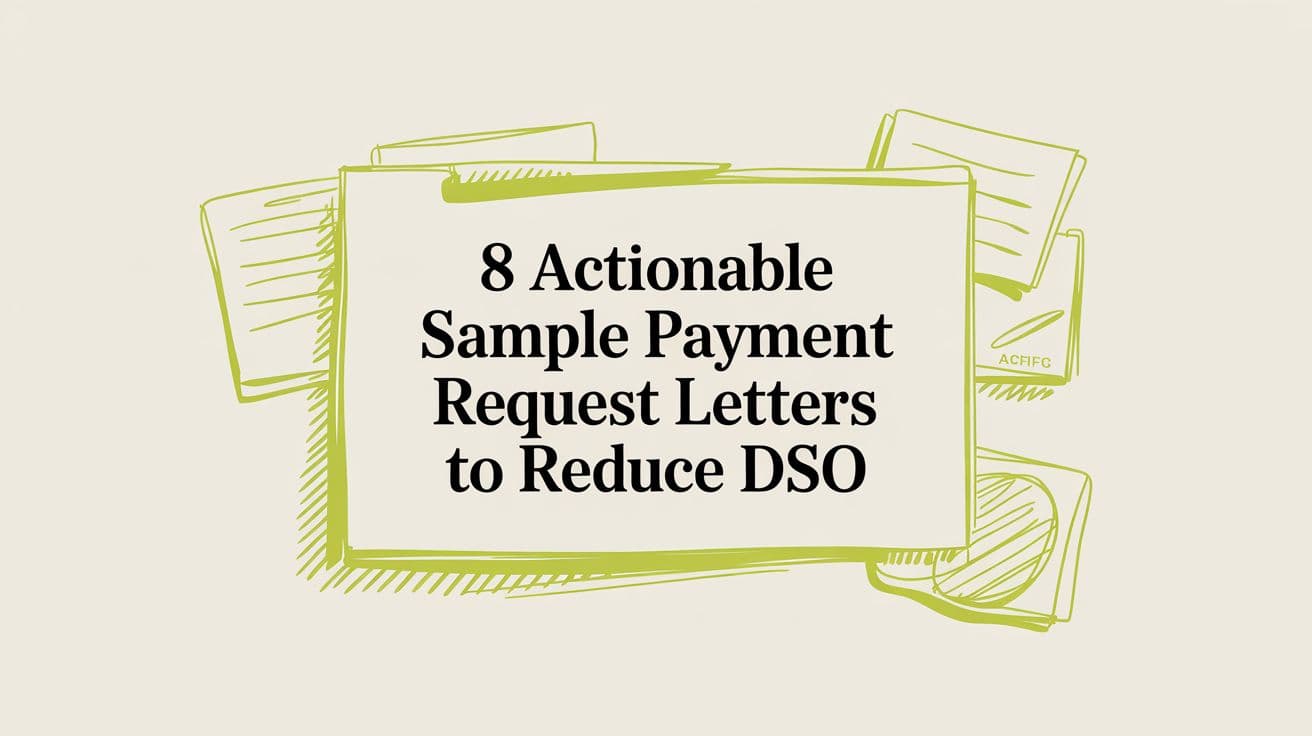 8 Actionable Sample Payment Request Letters to Reduce DSO
