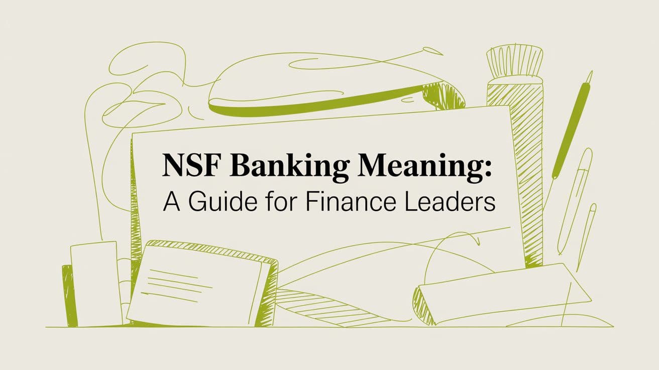 NSF Banking Meaning: A Guide for Finance Leaders