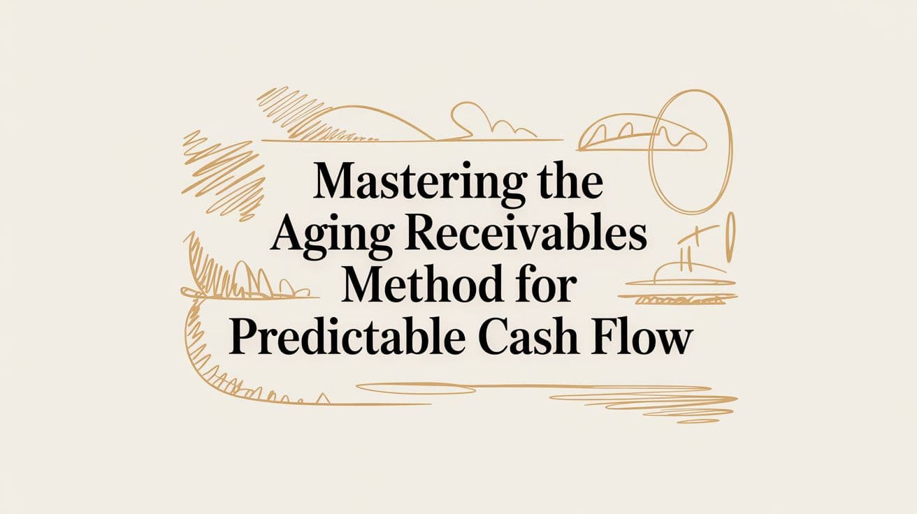 Mastering the Aging Receivables Method for Predictable Cash Flow