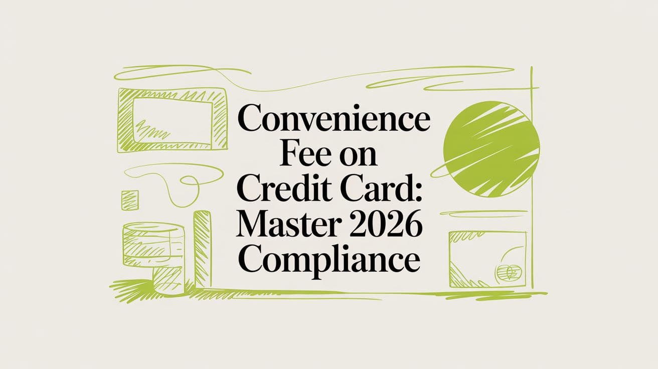 Convenience Fee on Credit Card: Master 2026 Compliance