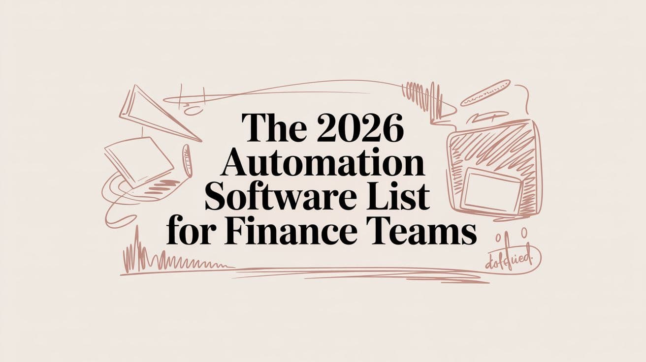 The 2026 Automation Software List for Finance Teams