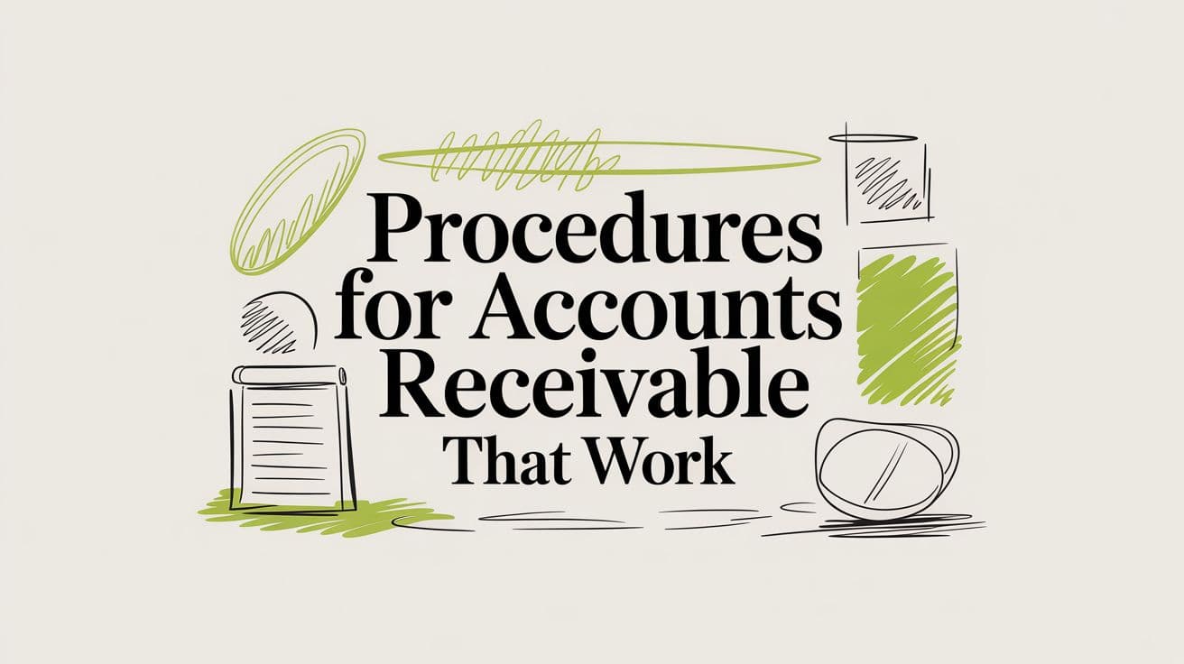 Procedures for Accounts Receivable That Work