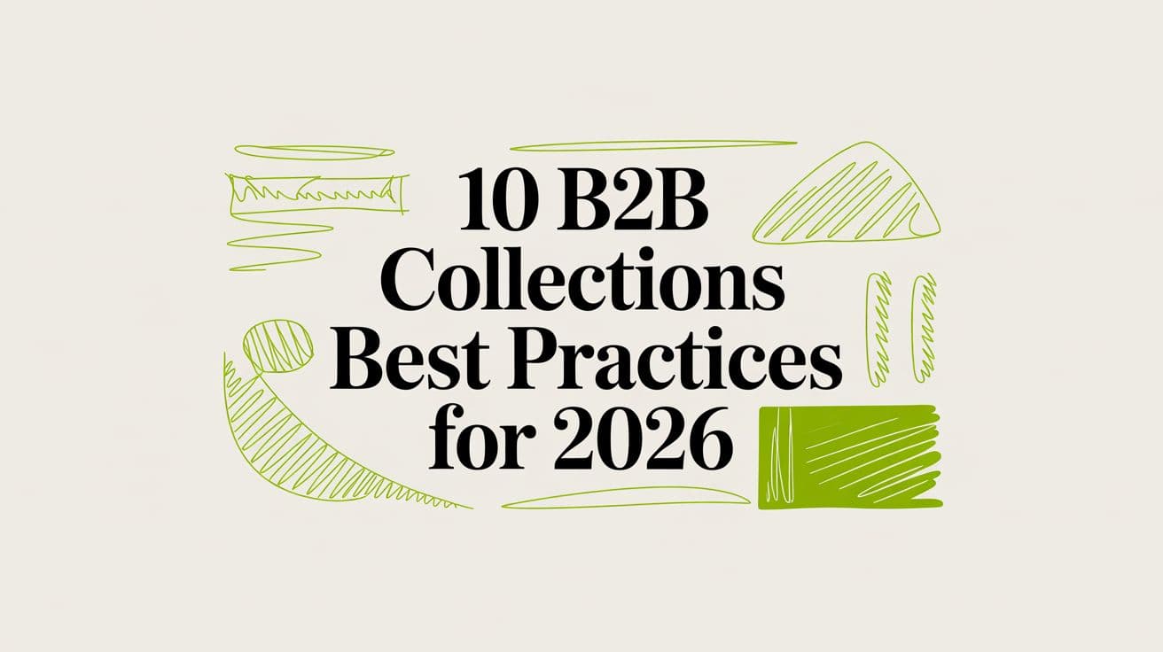 10 B2B Collections Best Practices for 2026