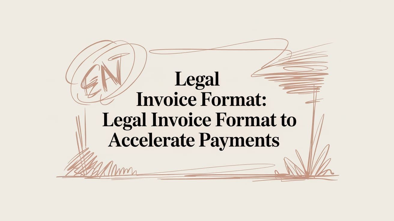 Legal Invoice Format: A Control for Accelerating Cash Flow