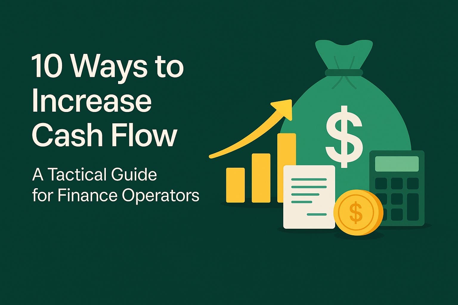 10 Ways to Increase Cash Flow: A Tactical Guide for Finance Operators