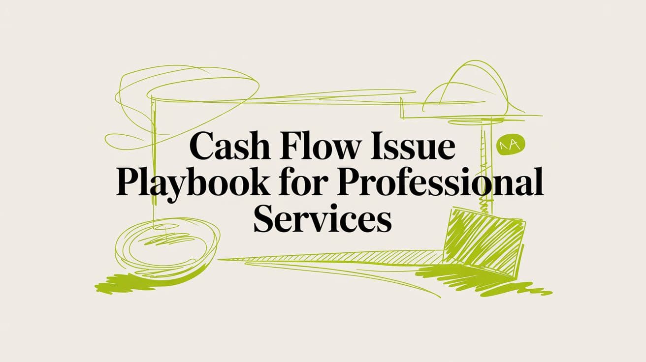 Cash Flow Issue Playbook for Professional Services