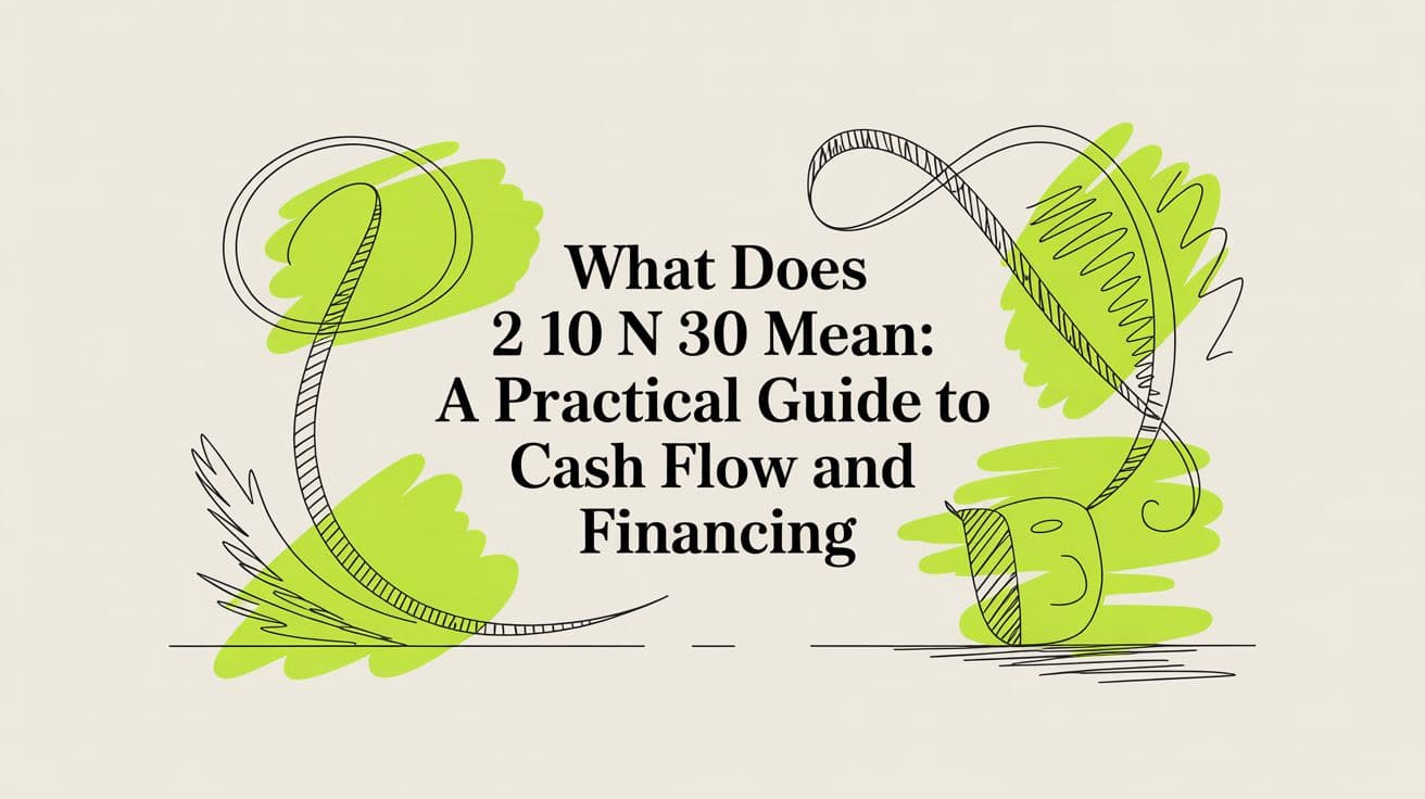 What does 2 10 n 30 mean: A Guide for Financial Operators