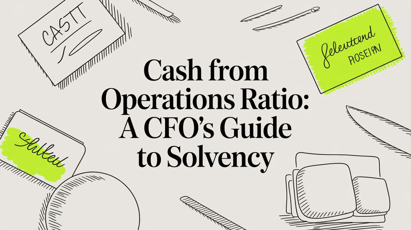 Cash From Operations Ratio: A CFO's Guide to Solvency
