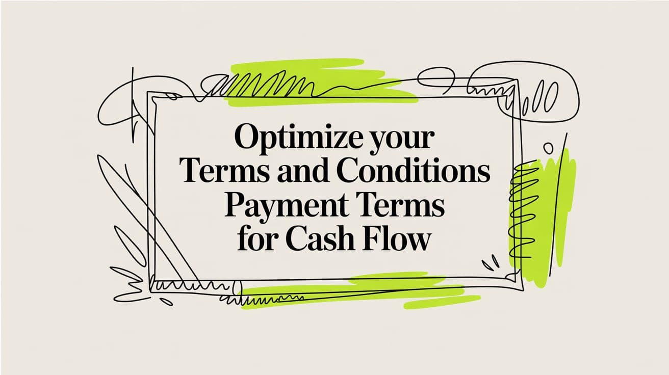 Optimize Terms and Conditions Payment Terms for Cash Flow Control