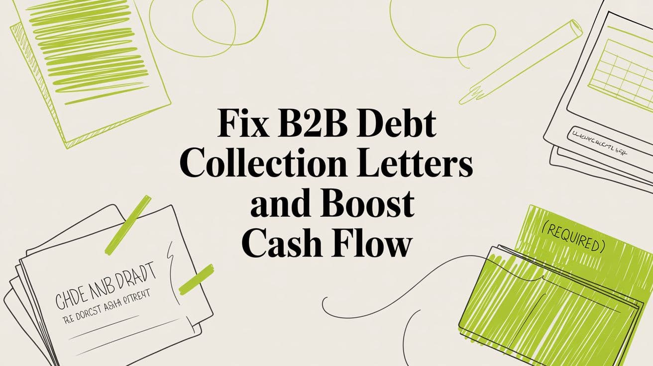 A CFO's Guide to Debt Collection Letters That Protect Cash Flow and Client Relationships