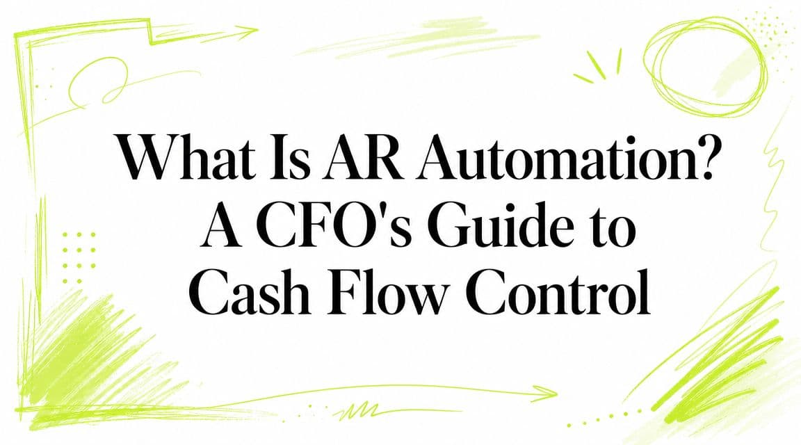 What Is AR Automation? A CFO's Guide to Cash Flow Control