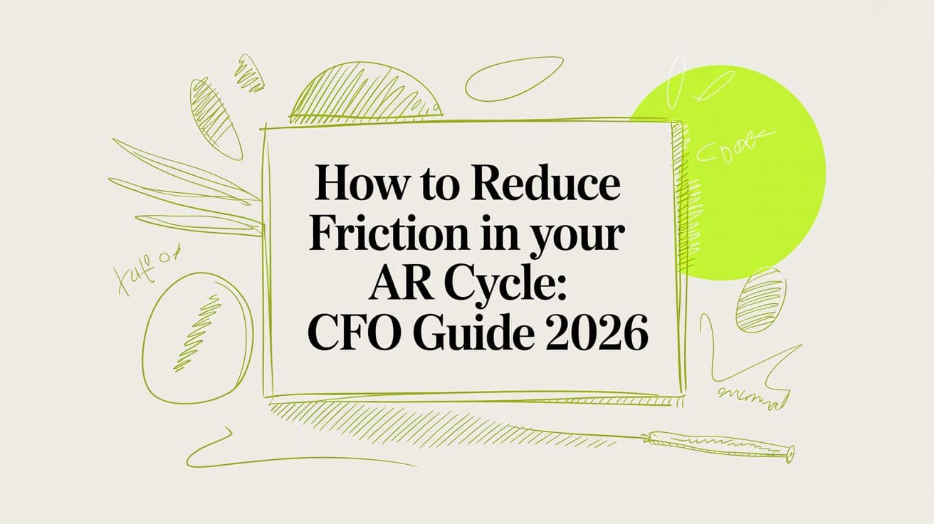 How to Reduce Friction in Your AR Cycle: CFO Guide 2026