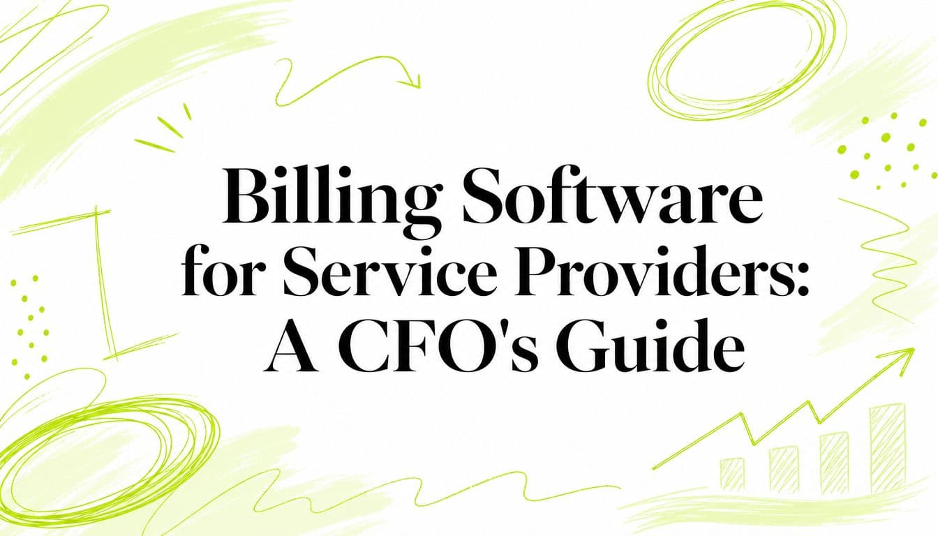 Billing Software for Service Providers: A CFO's Guide