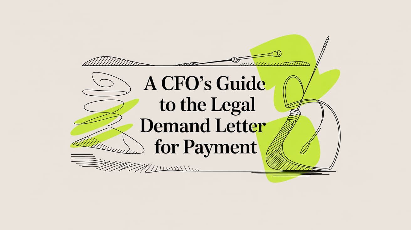 A CFO’s Guide to the Legal Demand Letter for Payment